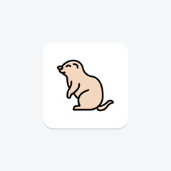 Gopher, vector, pixel perfect, illustrator file