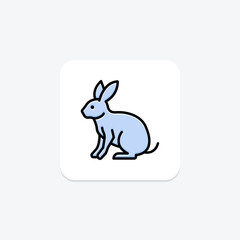 Hare, vector, pixel perfect, illustrator file