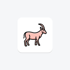 Ibex, vector, pixel perfect, illustrator file