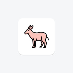 Okapi, vector, pixel perfect, illustrator file