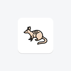 Numbat, vector, pixel perfect, illustrator file
