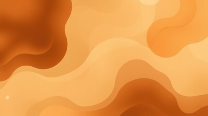 Abstract Orange and Brown Flowing Background
