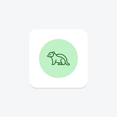 Skunk, vector, pixel perfect, illustrator file