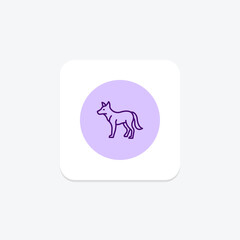 Dingo, vector, pixel perfect, illustrator file