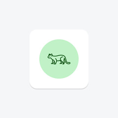 Fossa, vector, pixel perfect, illustrator file