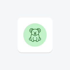 Koala, vector, pixel perfect, illustrator file
