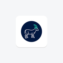 Ibex, vector, pixel perfect, illustrator file