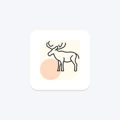 Moose, vector, pixel perfect, illustrator file