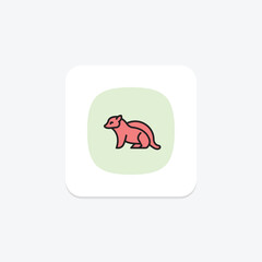 Skunk, vector, pixel perfect, illustrator file