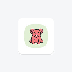 Koala, vector, pixel perfect, illustrator file