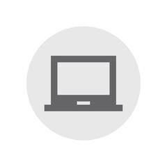 Chromebook Laptop Outlined