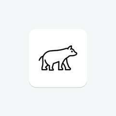 Bear, vector, pixel perfect, illustrator file