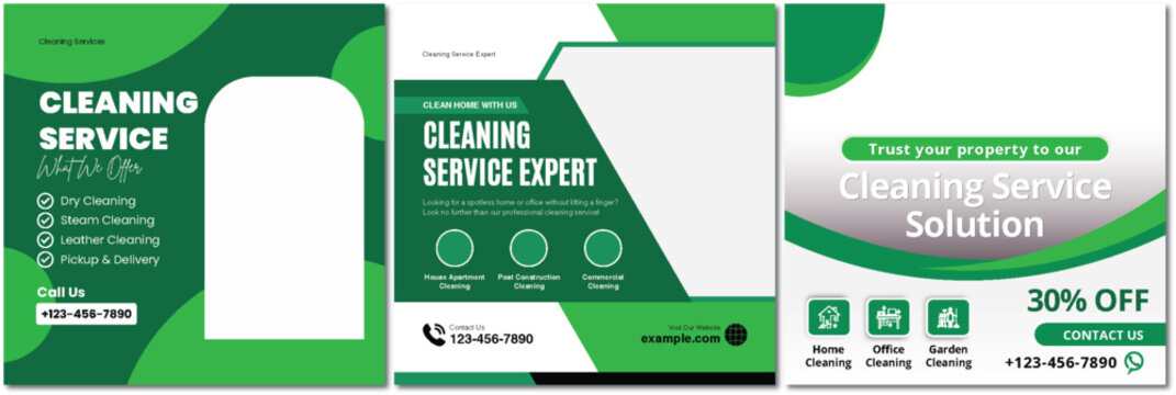 Professional Cleaning Service Promotion: Spotless Homes and Offices Guaranteed