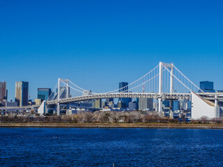 【東京都】お台場から見た東京の風景
