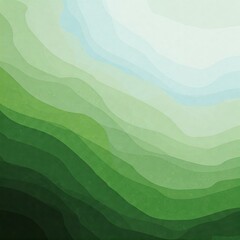 Obraz premium Abstract Green Landscape Wallpaper Background Illustration Design