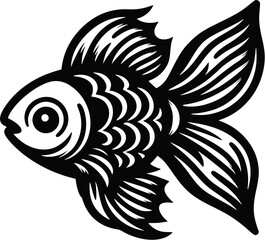 vector illustration of a fish