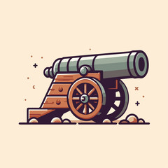 cannon vector illustration
