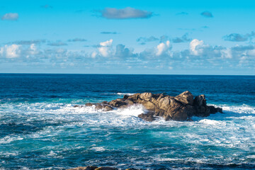 sea waves on the beach