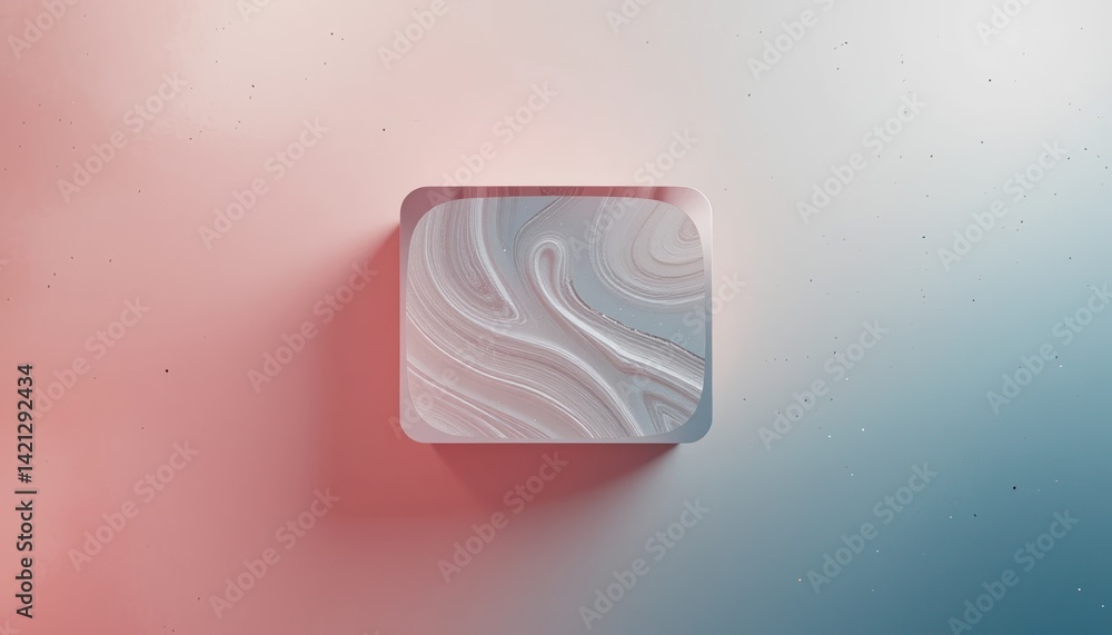 Poster abstract digital art displaying fluid motion and textures virtual space graphic design minimalistic 