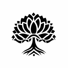 abstract flower vector