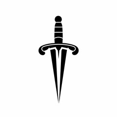 vector illustration of sword