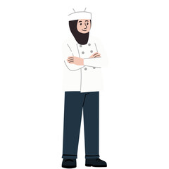 a moslem woman chef