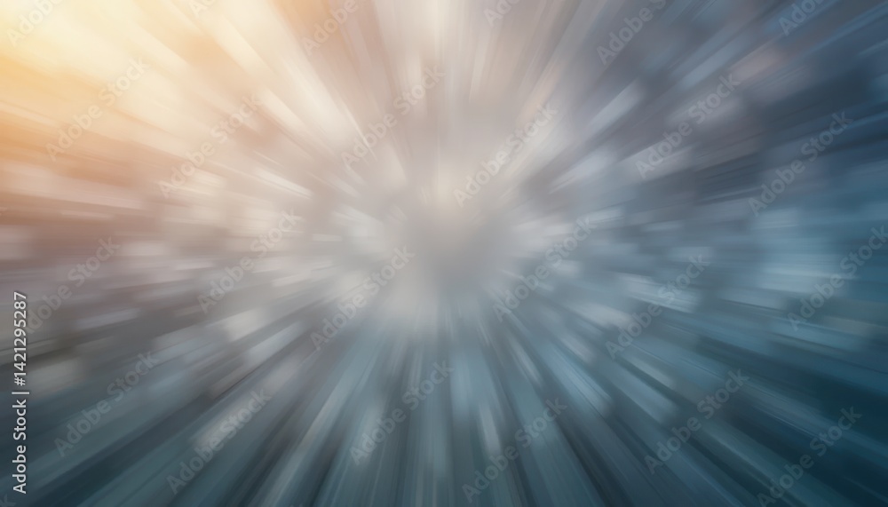 Aufkleber dynamic burst of light and color abstract art concept digital art modern environment close-up view v