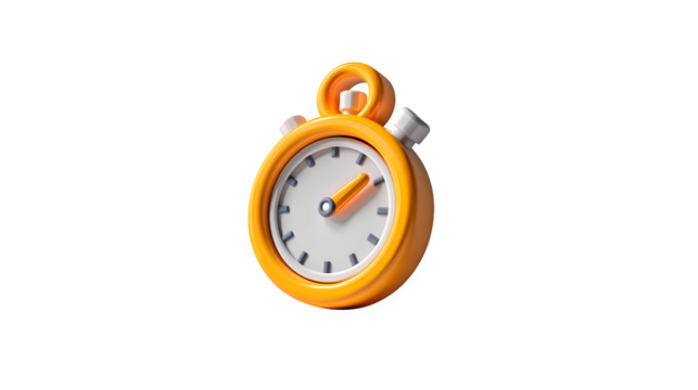 stopwatch isolated on white