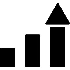 Growth chart icon