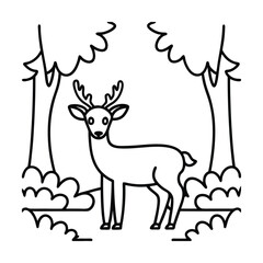 deer in the forest