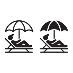 Stylish outline icon set for websites and mobile interfaces