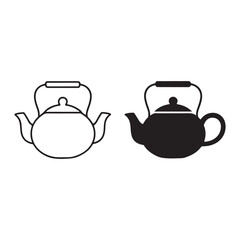 Stylish outline icon set for websites and mobile interfaces