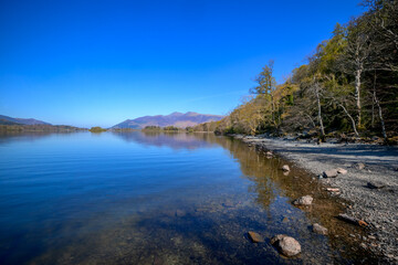 Obraz premium The Shore Of Derwent water, English Lake District