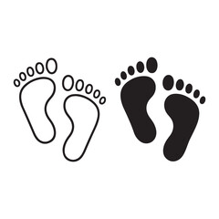 Stylish outline icon set for websites and mobile interfaces