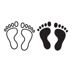 Stylish outline icon set for websites and mobile interfaces