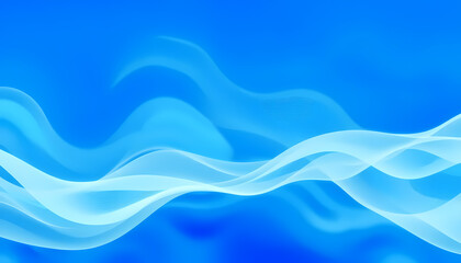 Fototapeta premium abstract blue and pastel wave background