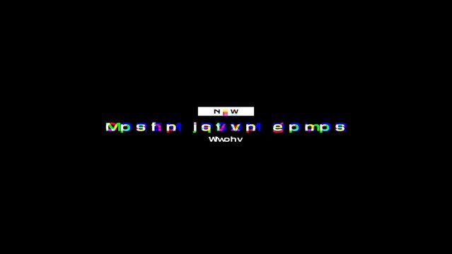 Dynamic Glitch Title 01