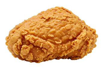Crispy Fried Chicken Piece Food Photography isolated on transparent background