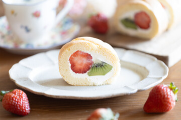 ビスキュイロールケーキ