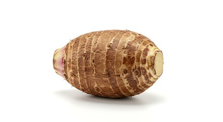 Tropical root good carb source isolated on white background. Brazilian food