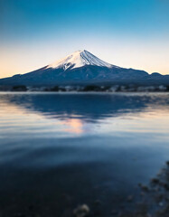 富士山　初日の出　お正月　ai生成画像	
