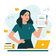 Work Clipart Design.