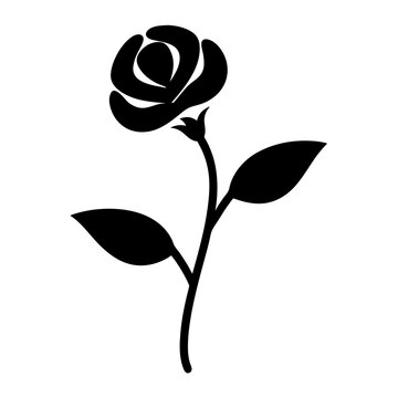 recommend clip art: camellia flower minimalist silhouette vector - for nature graphic design projects camellia, plant flower modern artwork.