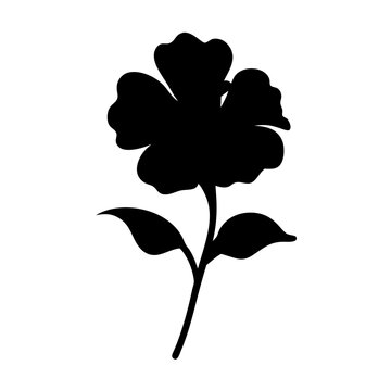 recommend clip art: camellia flower minimalist silhouette vector - for nature graphic design projects camellia, plant flower modern artwork.
