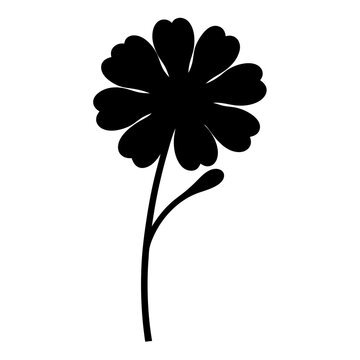 recommend clip art: coreopsis flower minimalist silhouette vector - for nature graphic design projects coreopsis, plant flower modern artwork.