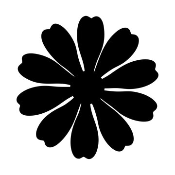 recommend clip art: coreopsis flower minimalist silhouette vector - for nature graphic design projects coreopsis, plant flower modern artwork.