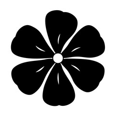 creeping phlox flower minimalist silhouette vector - for nature graphic design projects creeping phlox, plant flower modern artwork.