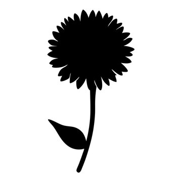 recommend clip art: dahlia flower minimalist silhouette vector - for nature graphic design projects dahlia, plant flower modern artwork.