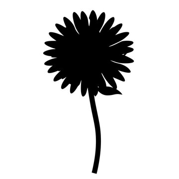 recommend clip art: dahlia flower minimalist silhouette vector - for nature graphic design projects dahlia, plant flower modern artwork.