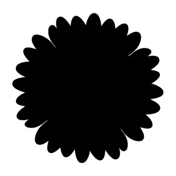 recommend clip art: dahlia flower minimalist silhouette vector - for nature graphic design projects dahlia, plant flower modern artwork.